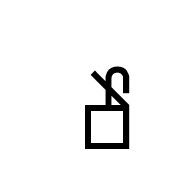 Signwriting Hand-Fist Middle Bent Over Index