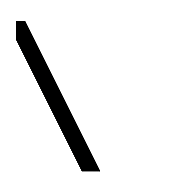 Box Drawings Light Diagonal Upper Left To Lower Centre