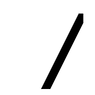 Box Drawings Light Diagonal Upper Right To Lower Centre