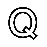 Outlined Latin Capital Letter Q