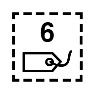 Tag Digit Six